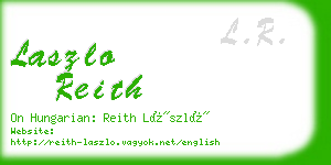 laszlo reith business card